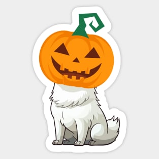 labrador retriever is a Jack-o-Lantern Sticker